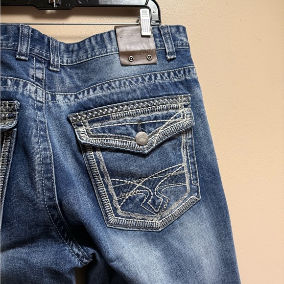 GUESS GS115‎ Men’s Bootcut Y2K Western Jeans 36x31.5 - Picture 8 of 16